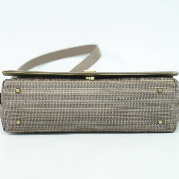 GIVENCHY PVC Shoulder Crossbody Bag Greige Gold - Picture 6 of 14